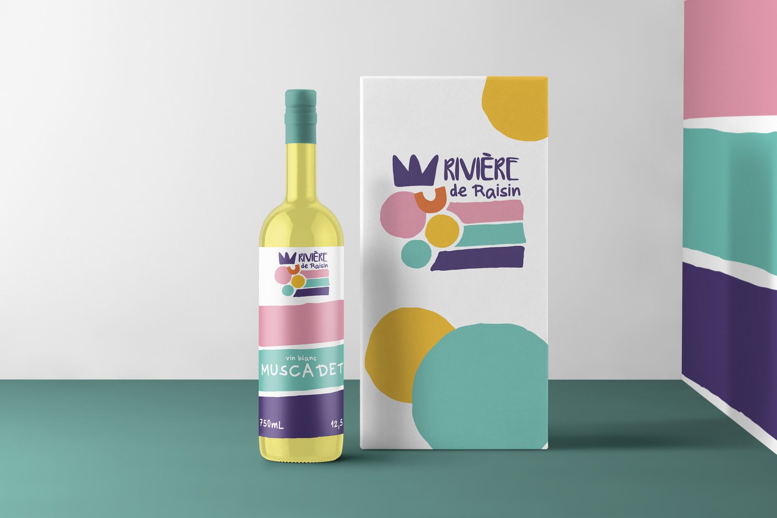 agence de communication Tours vigneron logo étiquettes packaging vin blanc