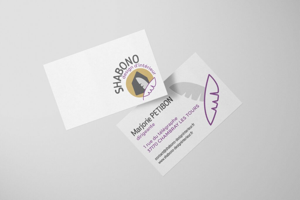 Logo refonte carte de visite Agence de communication Tours