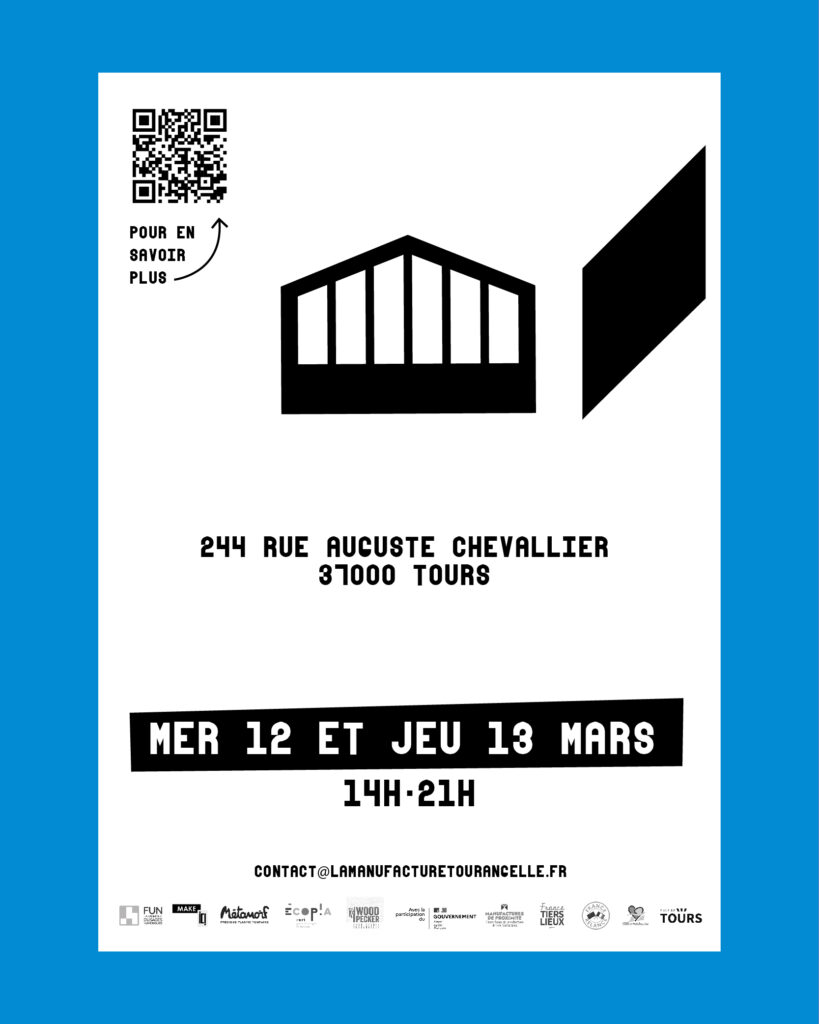 MANUFACTURE TOURANGELLE Tours affiche création graphique graphiste illustration riso risographie