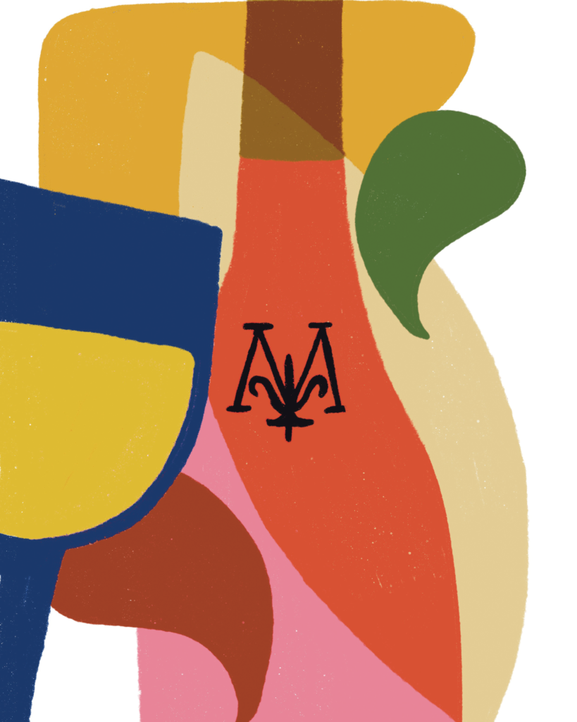 Agence de communication Tours graphiste catalogue vigneron vin brochure flyer refonte illustration invitation