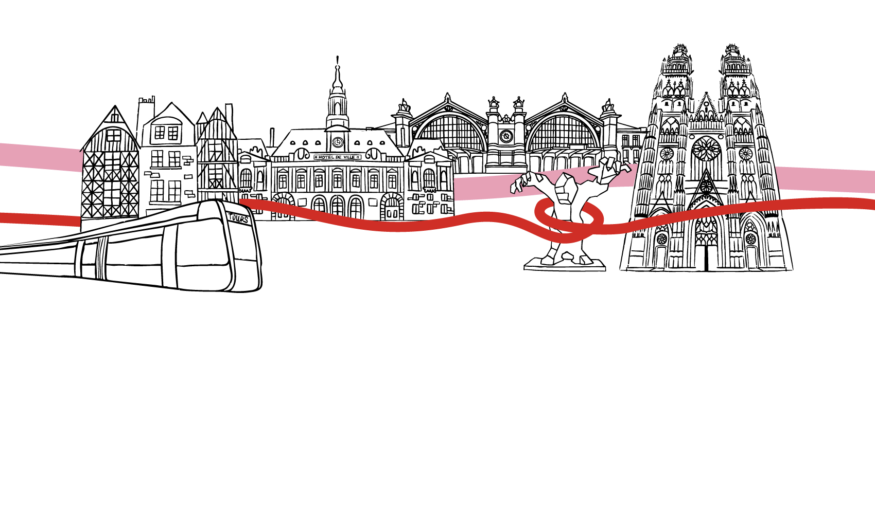 Mairie, actualité, publicité, conception visuelle, supports affiches, flyers, graphiste, agence de communication, Tours