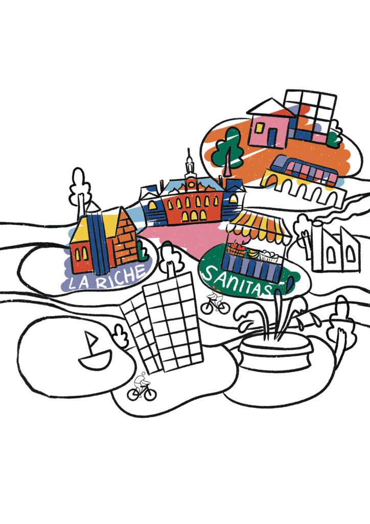 graphiste magazine mise en page brochure print catalogue agence de communication wantedmag Tours illustration coloriage