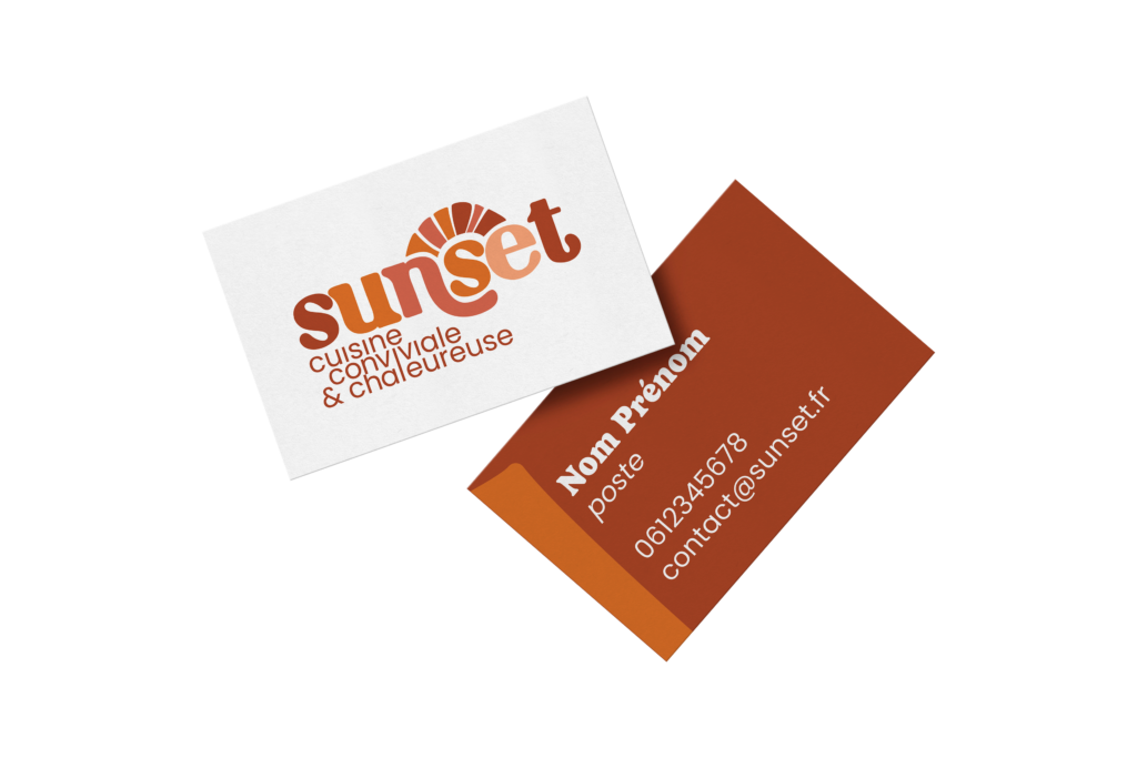 identité visuelle, restaurant, bistro, logo, palette de couleurs, typographies, des motifs graphiques identitaires, graphisme, graphiste, agence de communication, Tours, supports (carte de visite, flyers, visuels adaptés aux réseaux sociaux), éléments visuels