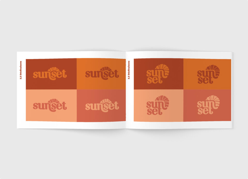 logo identité visuelle restaurant Tours Touraine graphiste resto menus flyer carte de visite agence de communication