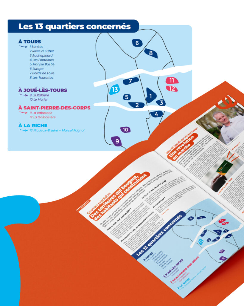graphiste magazine mise en page brochure print catalogue agence de communication wantedmag Tours