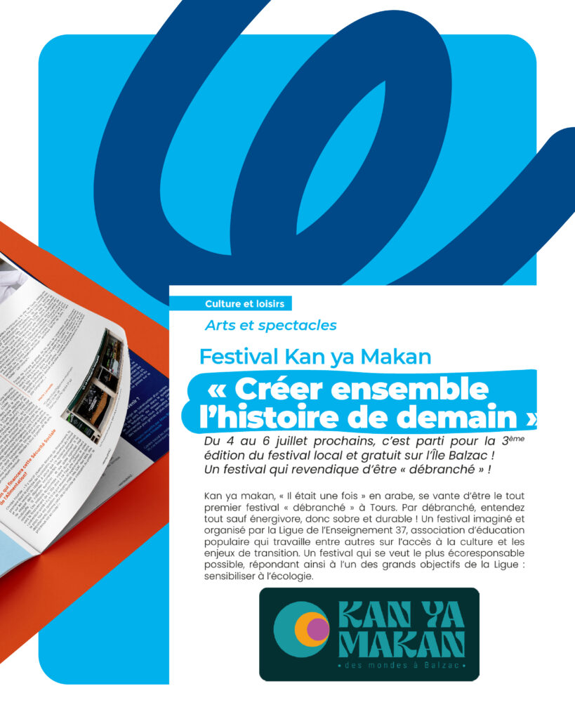 graphiste magazine mise en page brochure print catalogue agence de communication wantedmag Tours