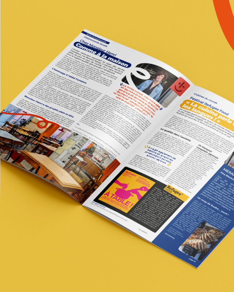 graphiste magazine mise en page brochure print catalogue agence de communication wantedmag Tours