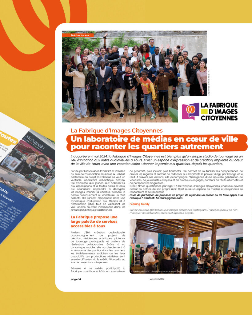 graphiste magazine mise en page brochure print catalogue agence de communication wantedmag Tours