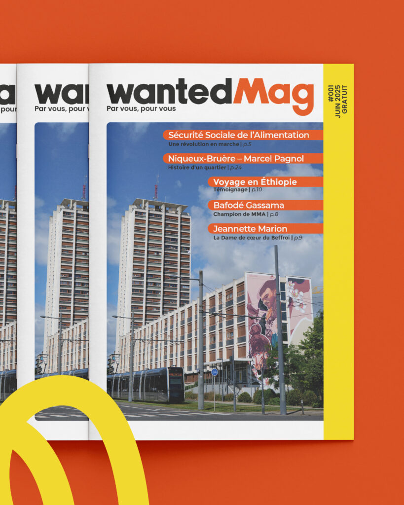 graphiste magazine mise en page brochure print catalogue agence de communication wantedmag Tours