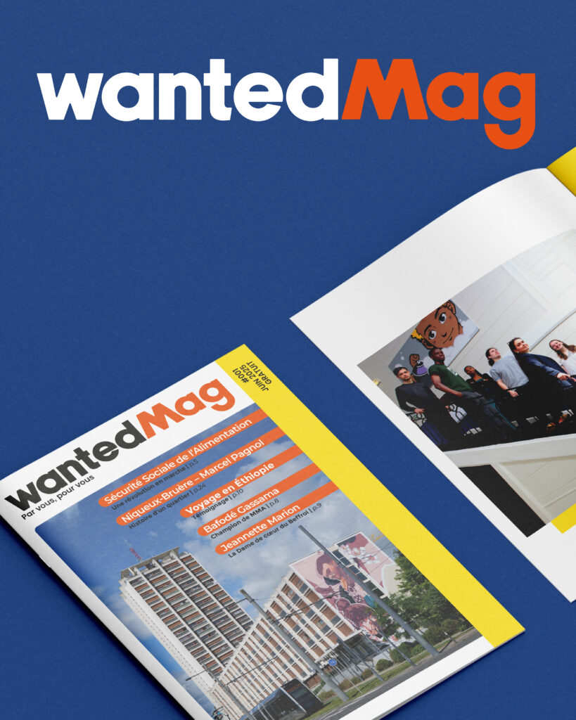 graphiste magazine mise en page brochure print catalogue agence de communication wantedmag Tours