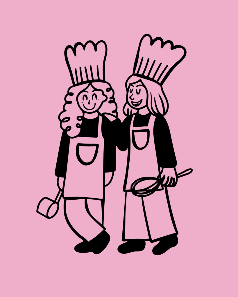 graphiste Tours Touraine agence de communication illustration Paula coffee shop dessin mascotte