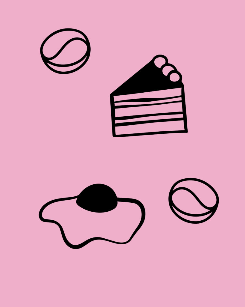 graphiste Tours Touraine agence de communication illustration Paula coffee shop dessin mascotte